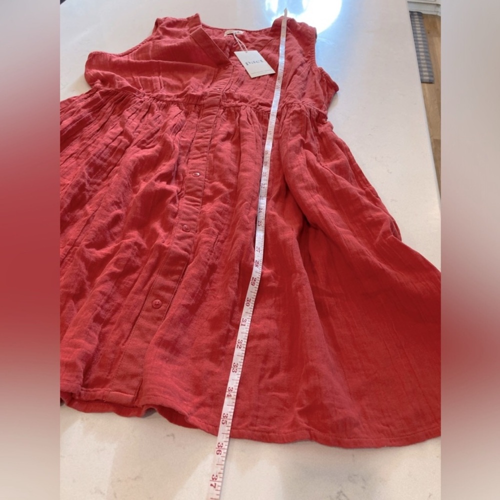 Pact Rust Sleeveless Mini Dress - Picture 5 of 8